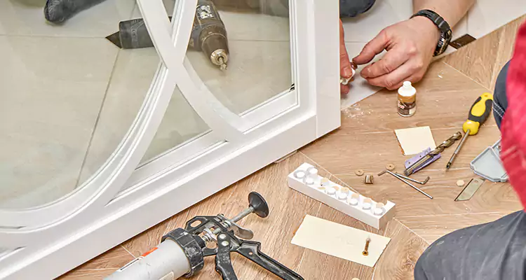 Interior Patio Door Casing Repair in Dunedin, FL